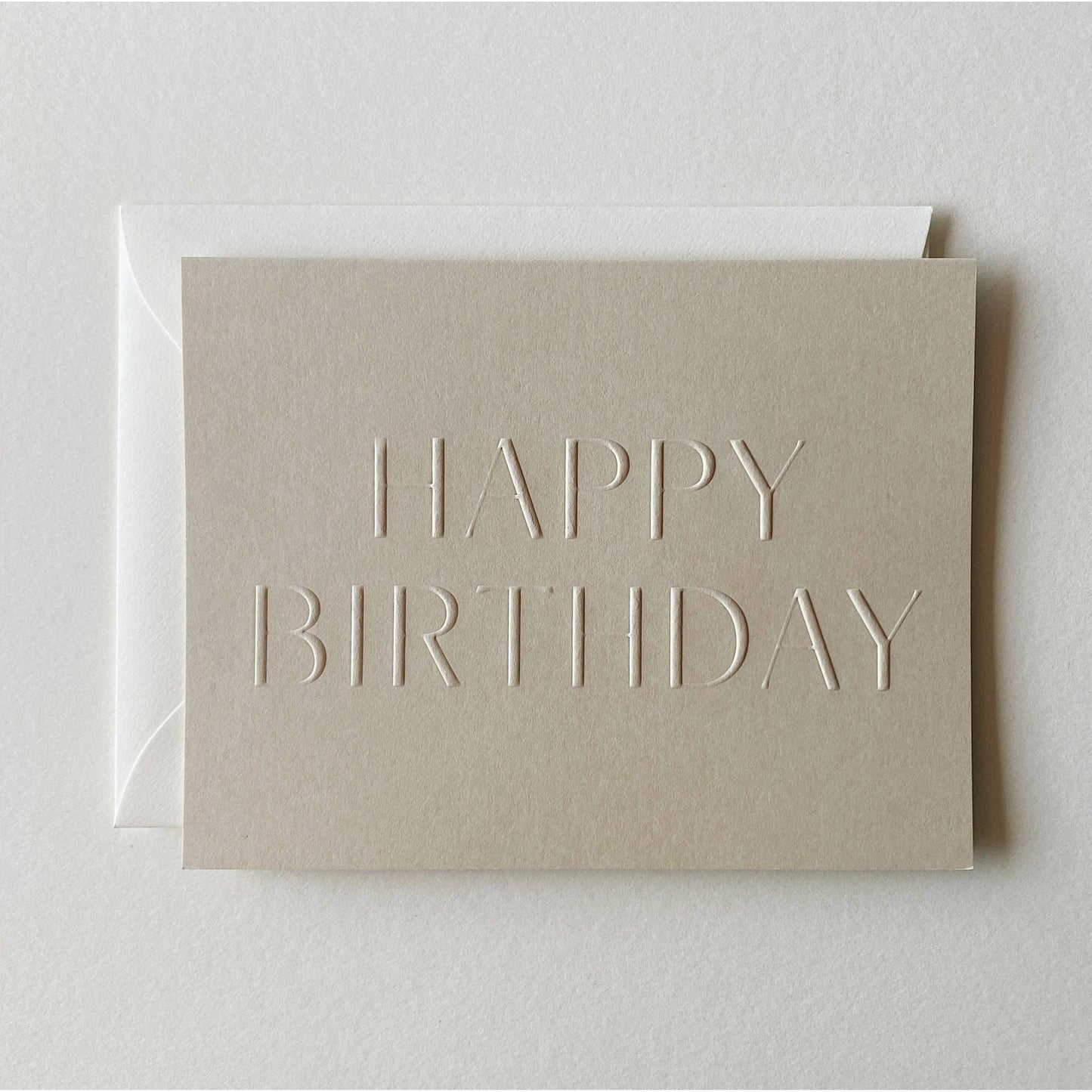 Happy Birthday Card - Sand