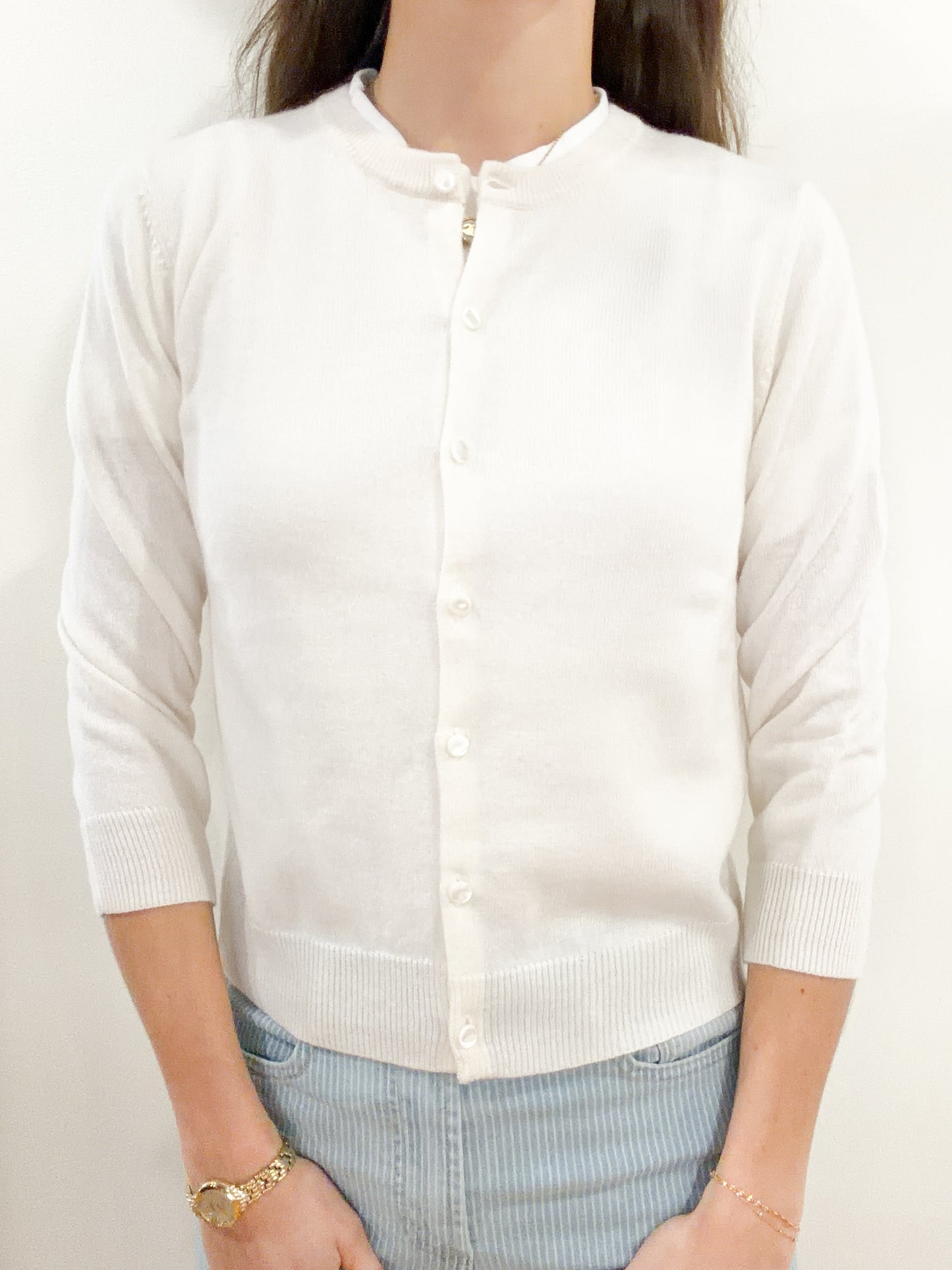 Ivory Cashmere Baby Cardigan
