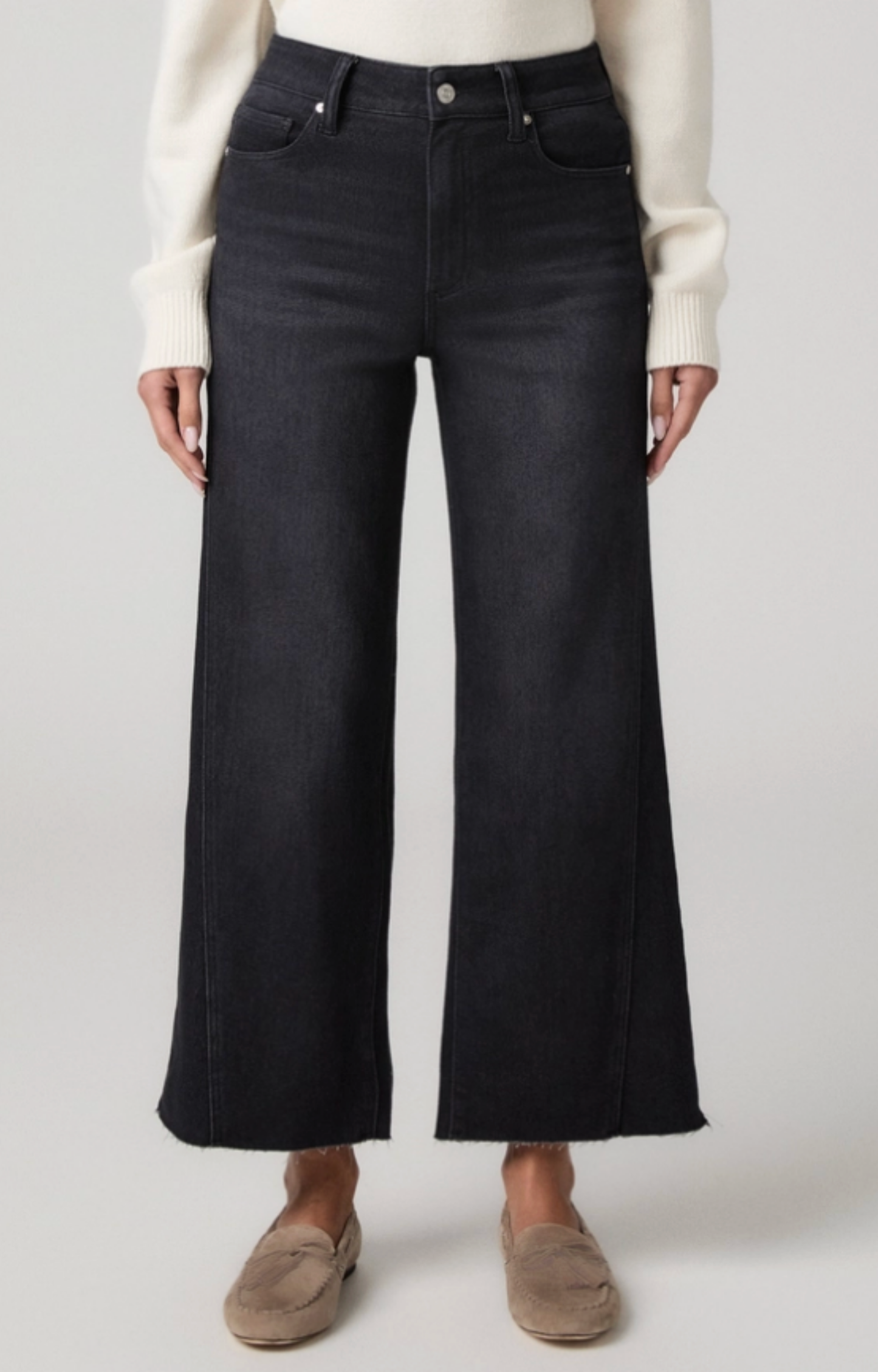 Anessa Black Twisted Seam Jeans