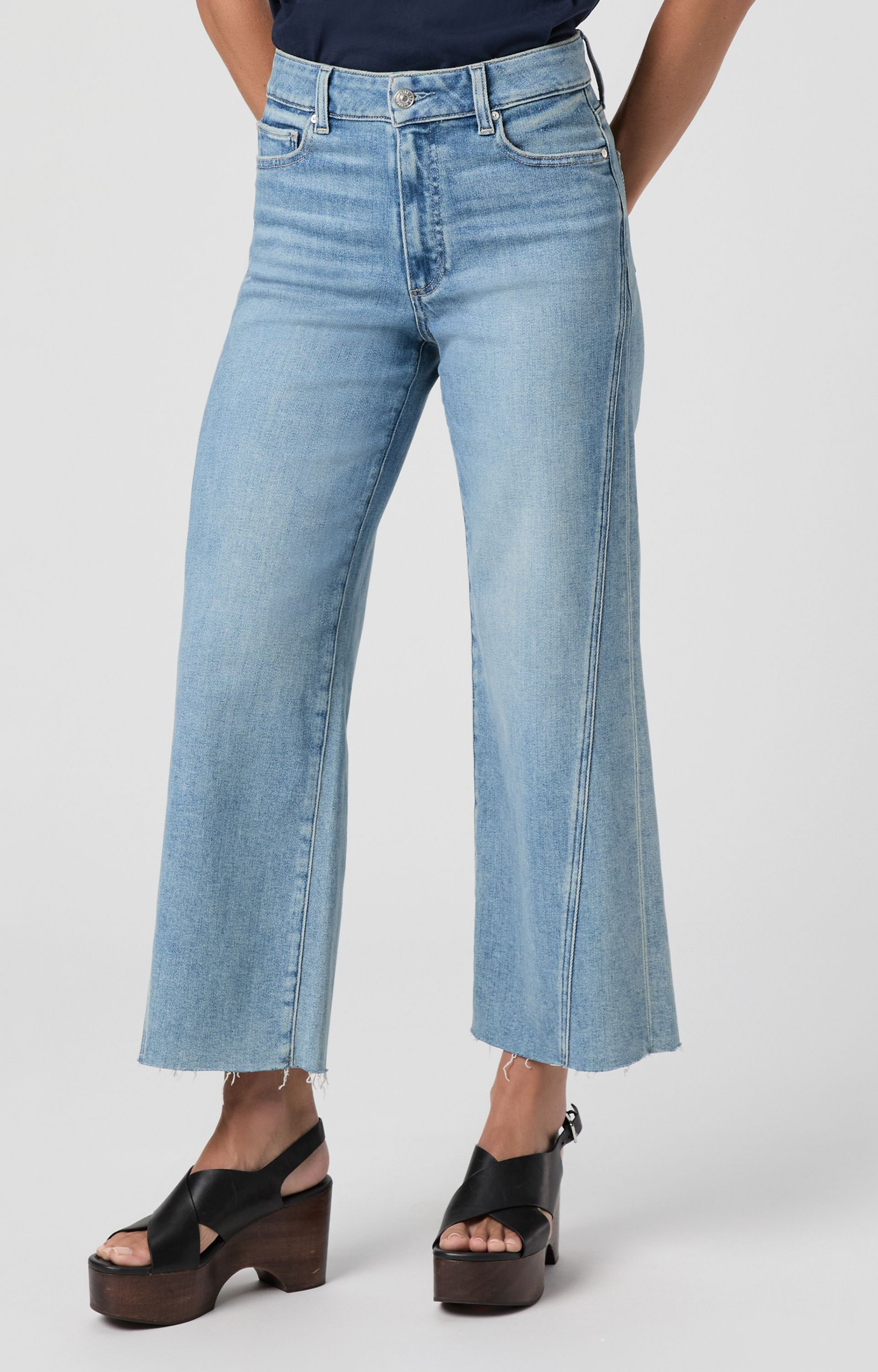 Anessa Light Wash Twisted Seam Jeans