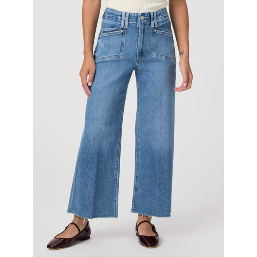 Anessa Light Wash Cropped Jeans