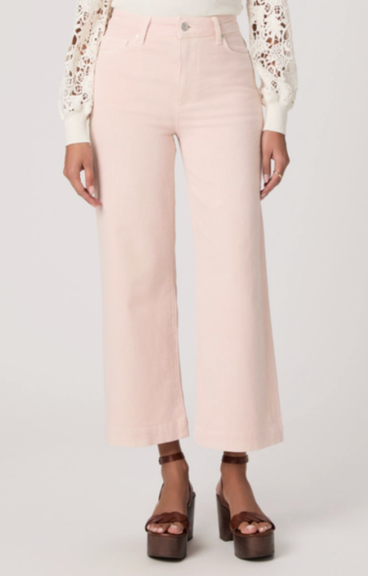 Anessa Pink Wide Leg Jeans
