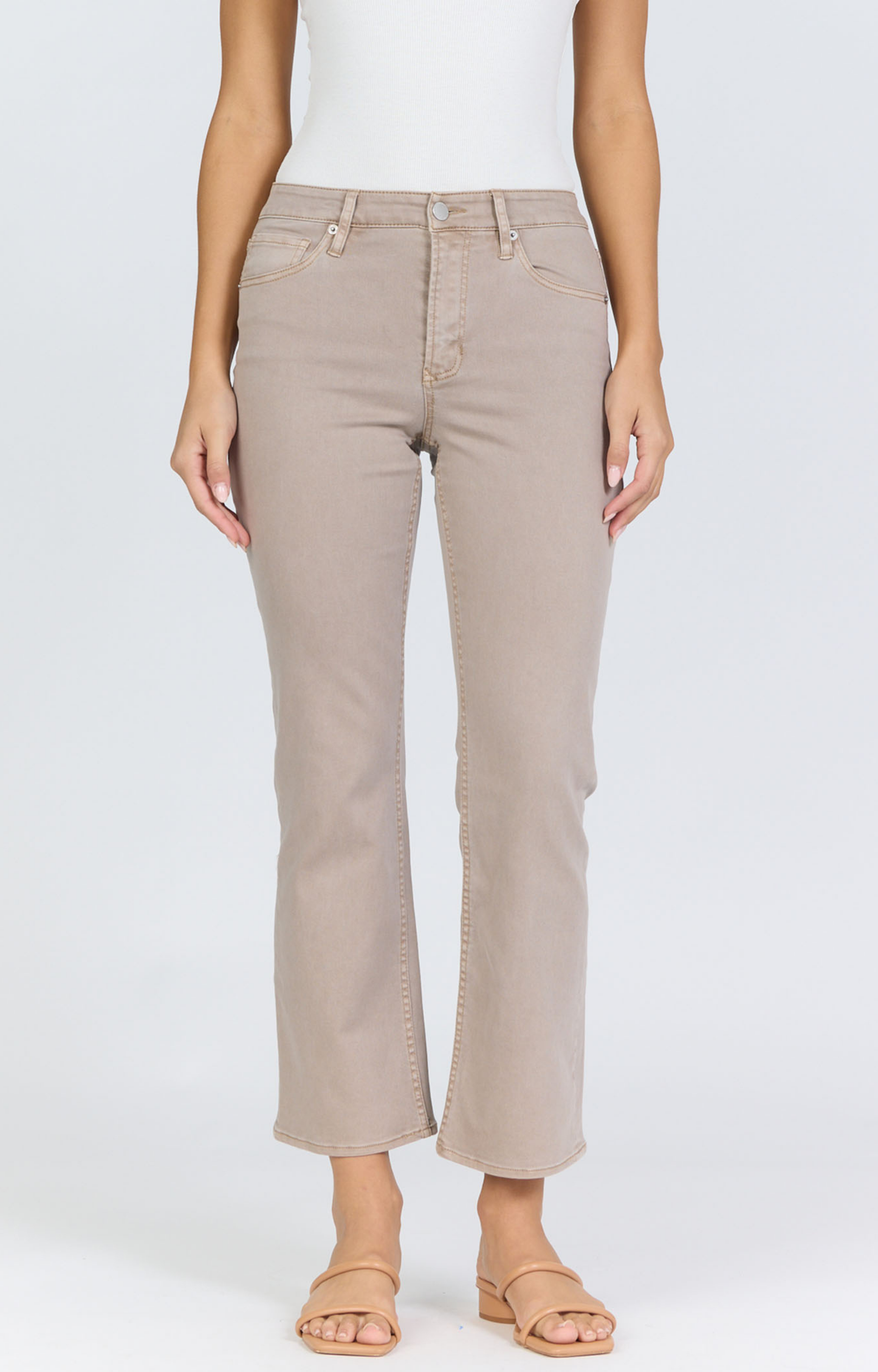 Anika Mink Straight Leg Jeans