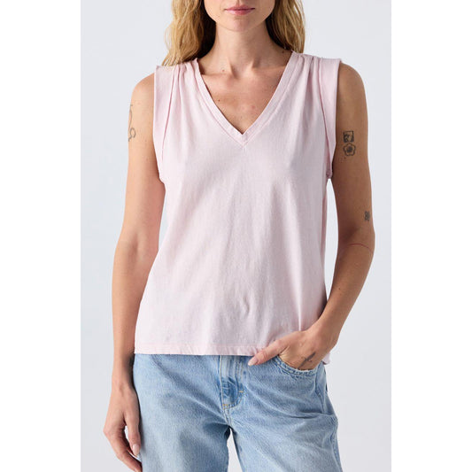 Baby Pink V-Neck Tank
