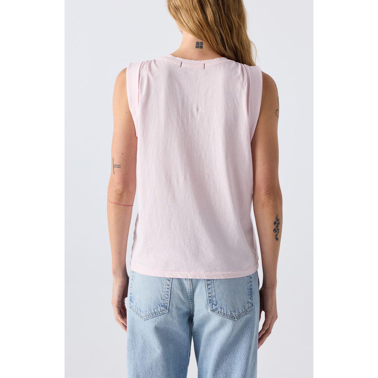 Baby Pink V-Neck Tank