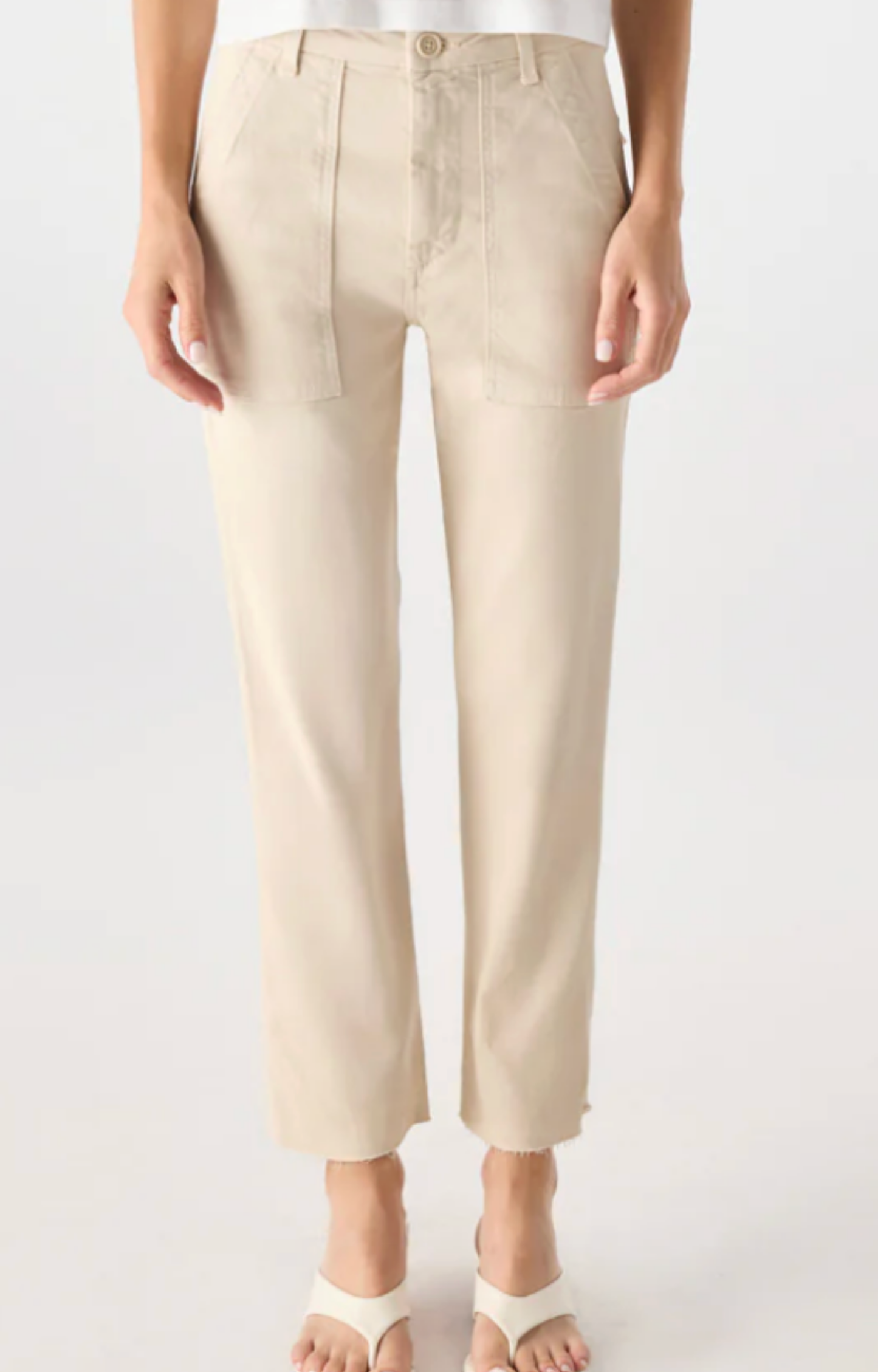 Beige Easy Army Trouser