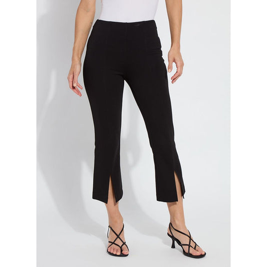 Black Split Flare Pant