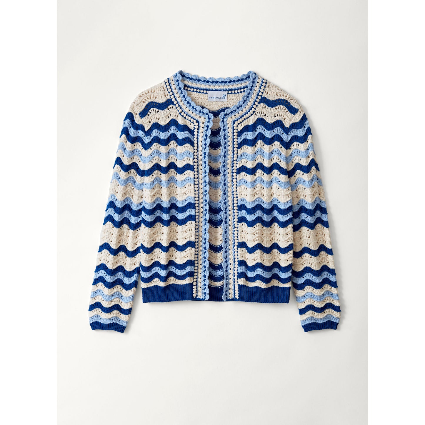 Blue Waves Cardigan