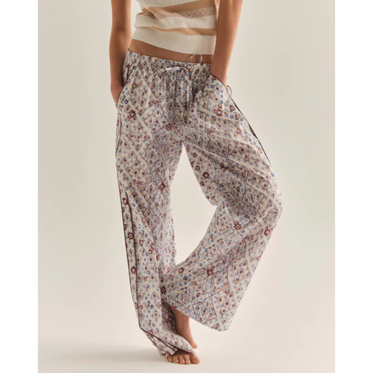 Caroline Diamond Printed Pants