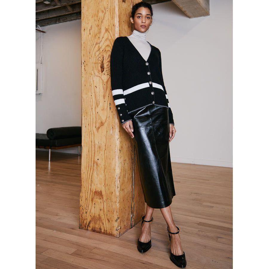 Cashmere/Wool Varsity Sweater