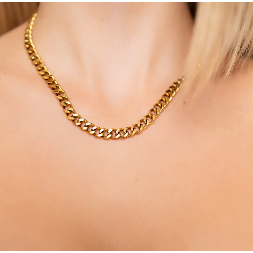 Caterina Gold Chain Necklace
