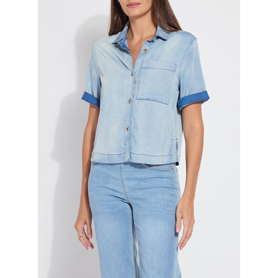 Chambray Short Sleeve Shirt