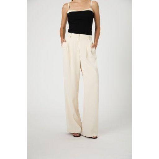 Cream Suiting Trousers