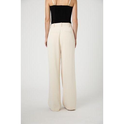 Cream Suiting Trousers