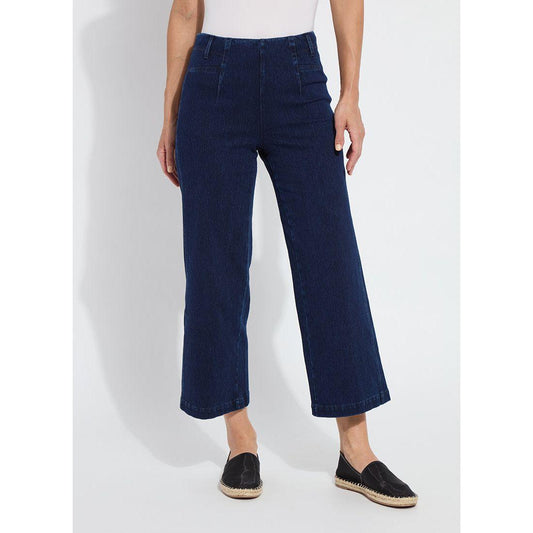 Dark Wash Cropped Jeans