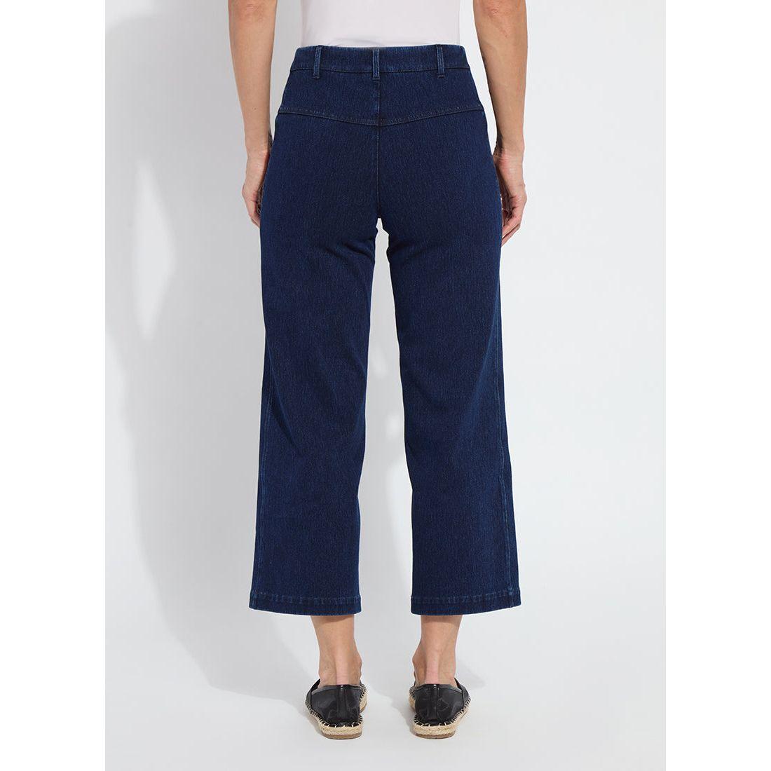 Dark Wash Cropped Jeans