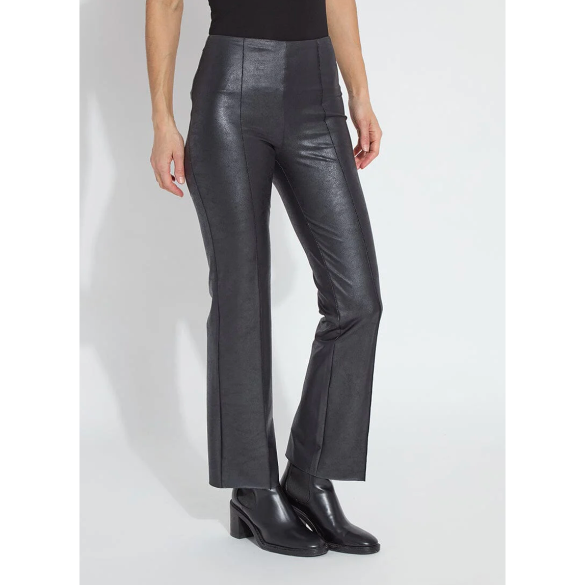 Foiled Vegan Leather Pant