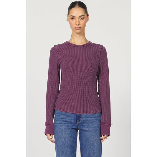 Fig Waffle Long Sleeve Shirt
