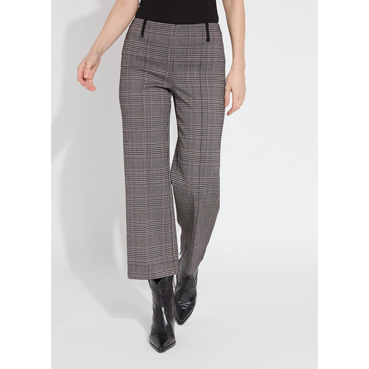 Glen Plaid Cropped Pants