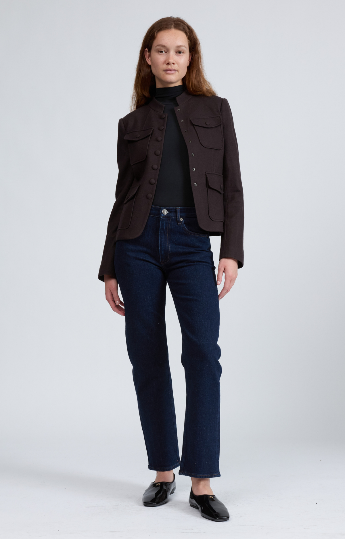 Harlow Mid-Rise Dark Wash Jeans
