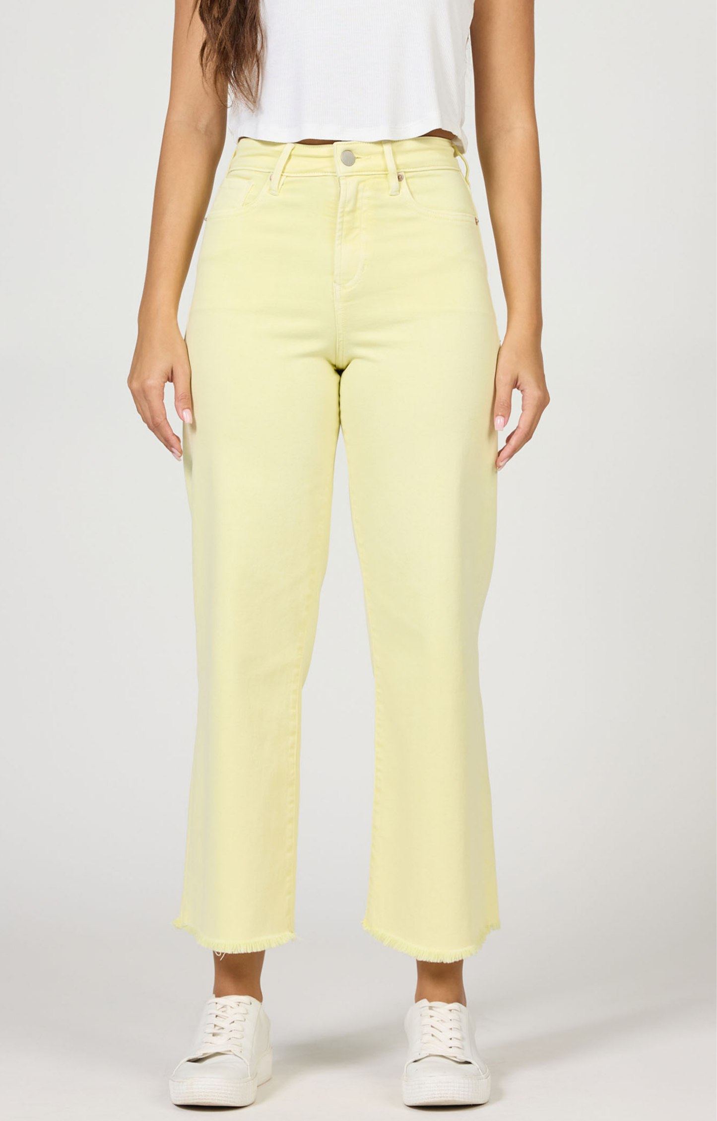 Holly Yellow Straight Jeans