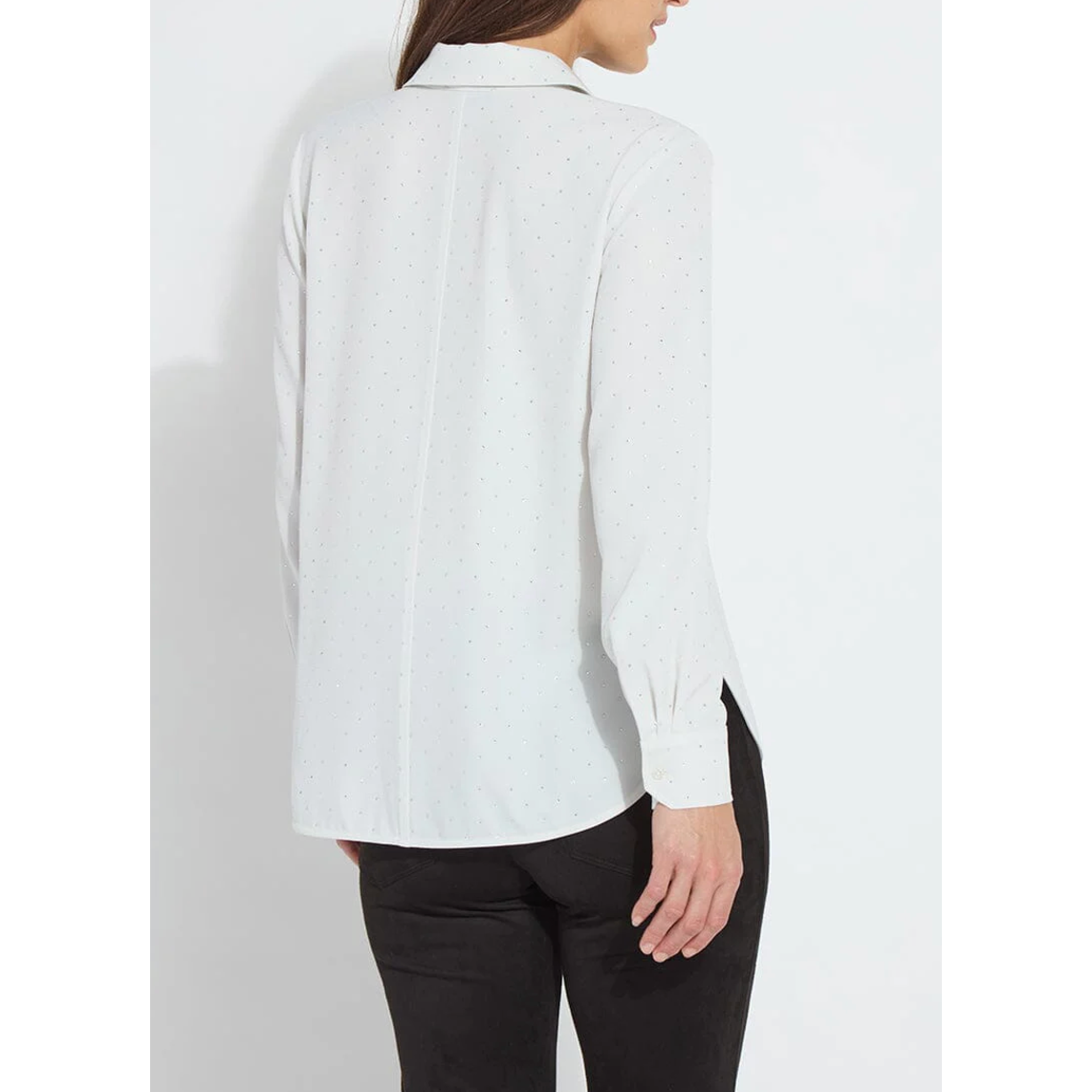 Ivory Crystal Embellished Shirt