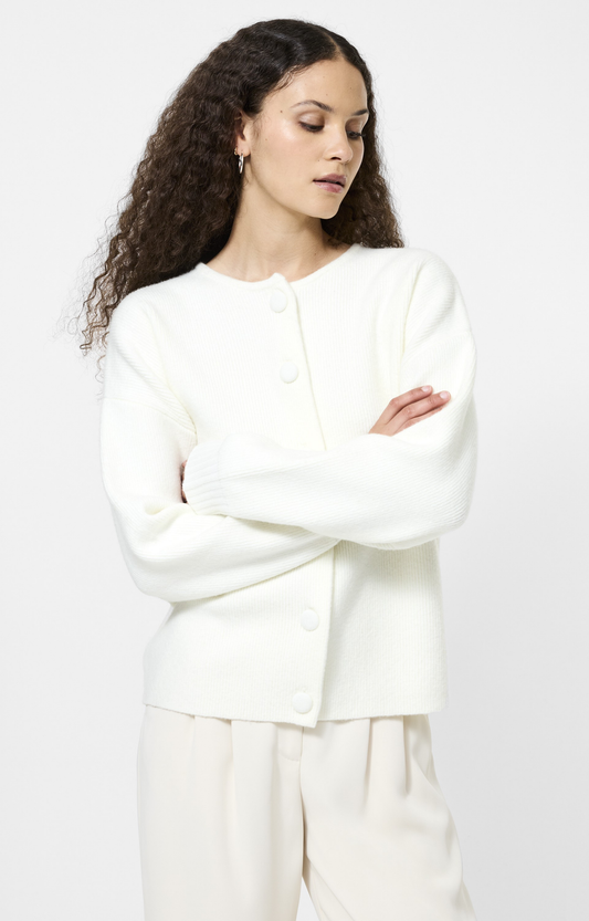 Ivory Oversized Cardigan