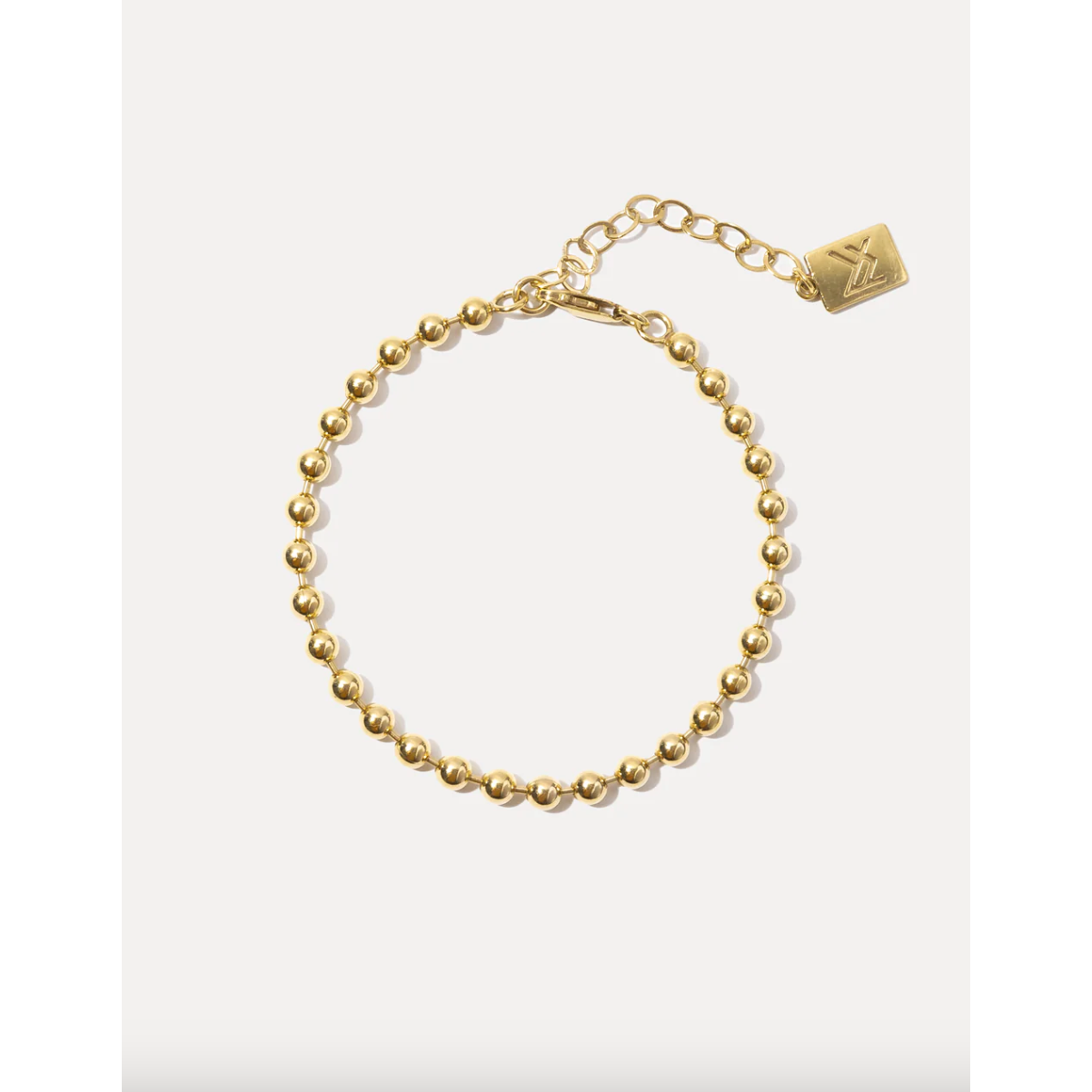 Jackson Gold Beaded Bracelet