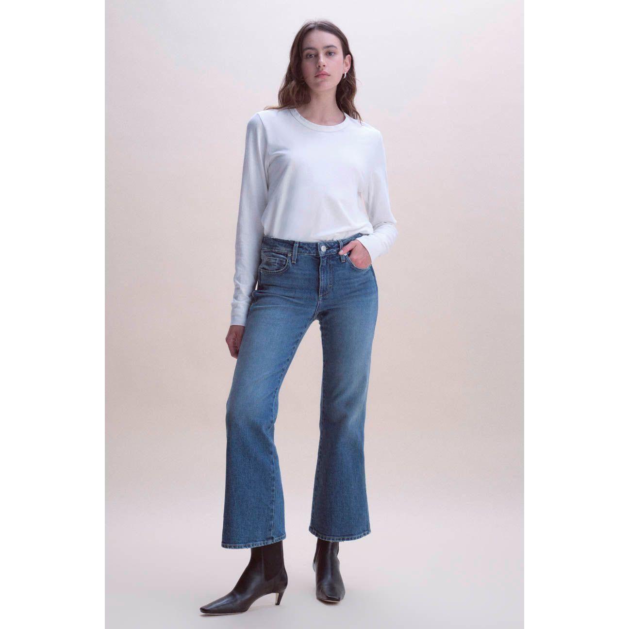 Karla Cropped Boot Cut Jean