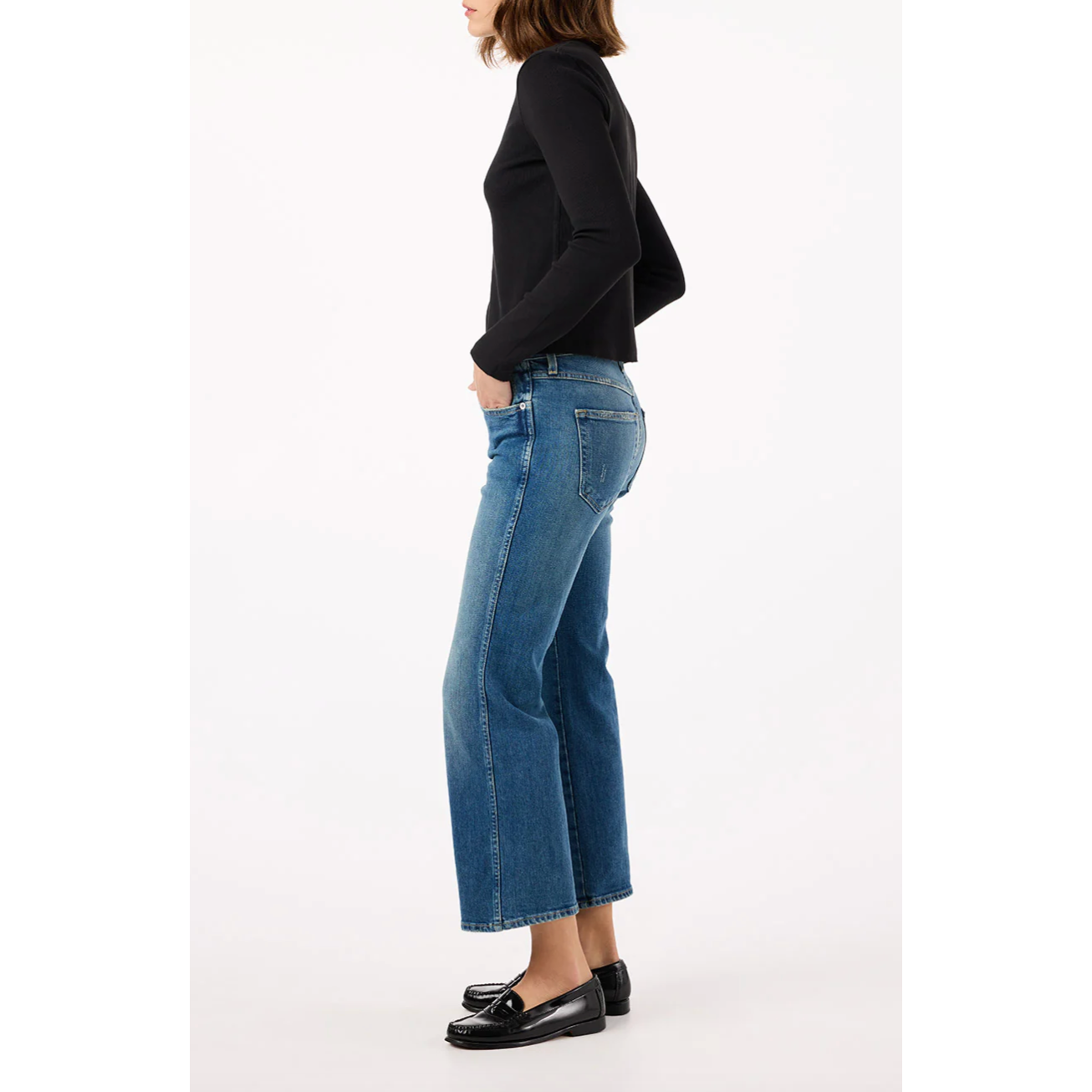Karla Cropped Boot Cut Jean