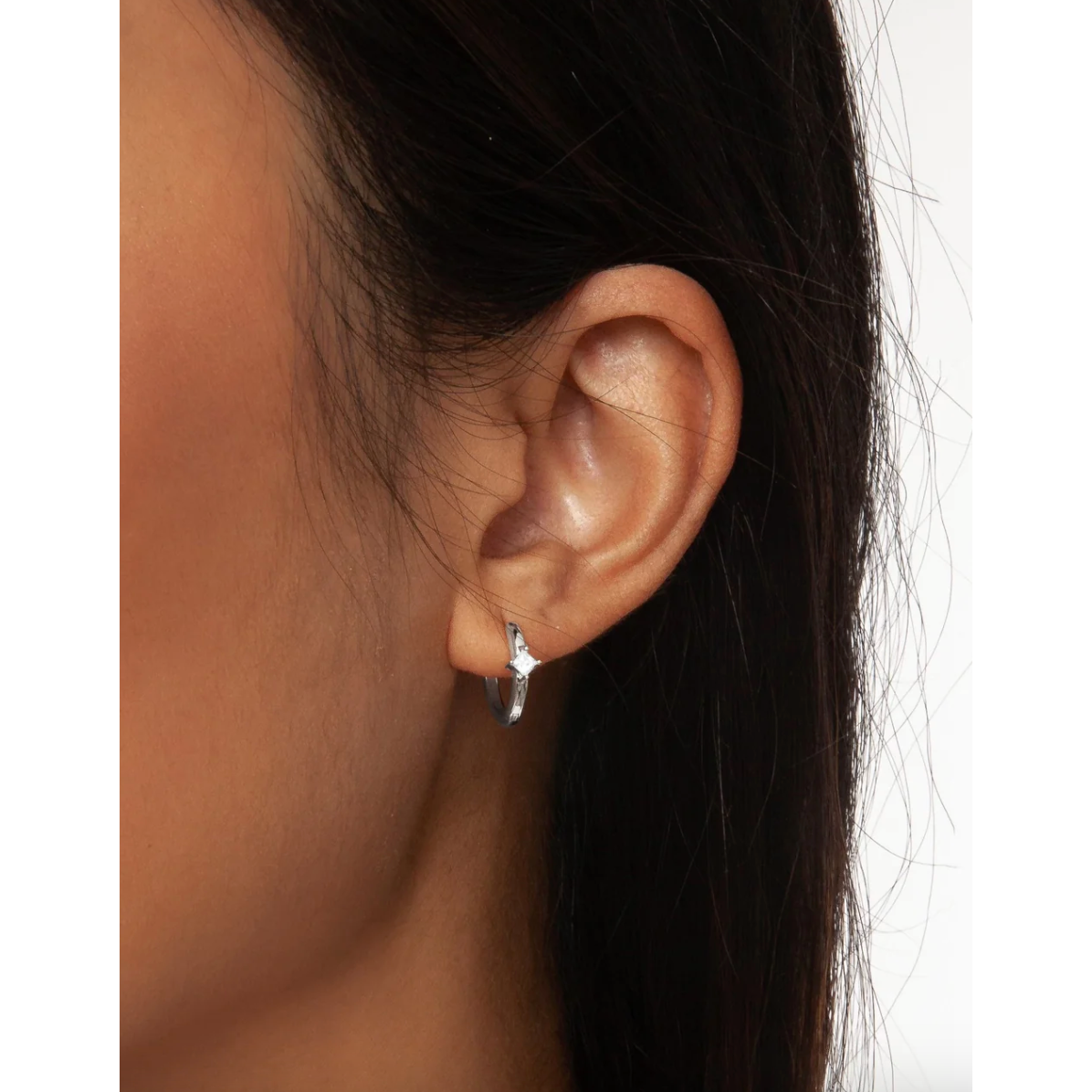 Kierza Silver Huggies