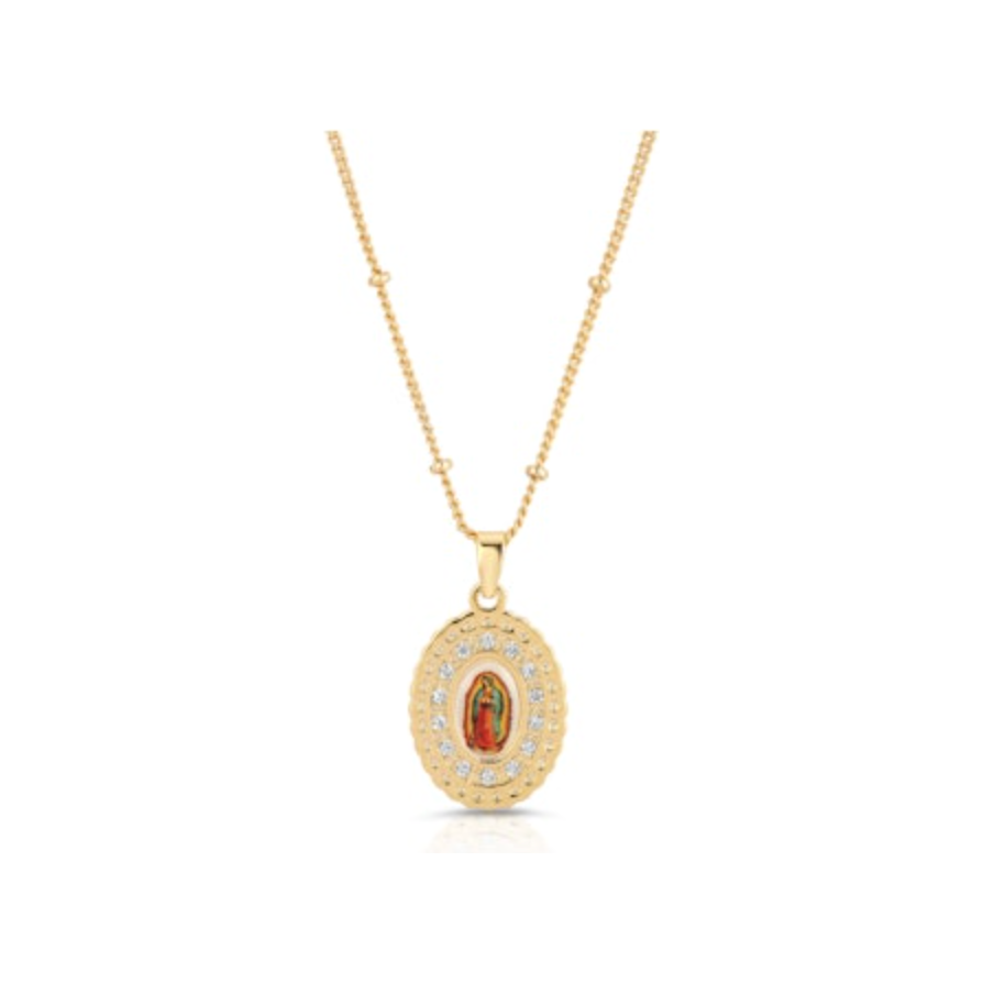 Mary Color Pendant Necklace