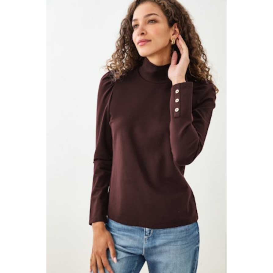 Coffee Ponte Turtleneck