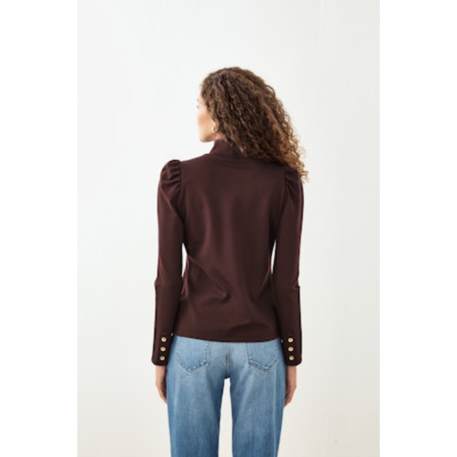 Coffee Ponte Turtleneck