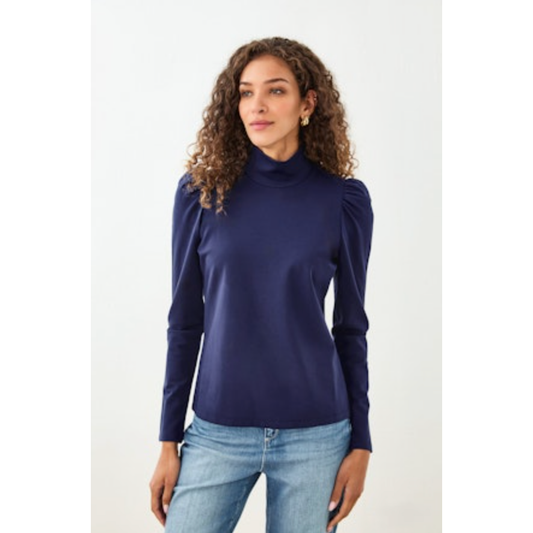 Navy Ponte Turtleneck