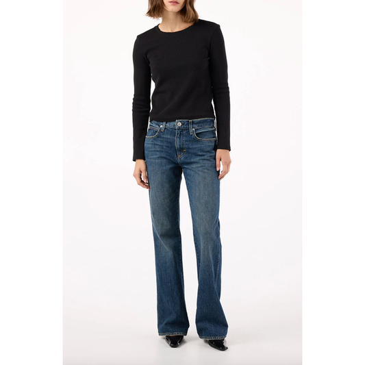 Marcenia Low Rise Boot Cut Jean