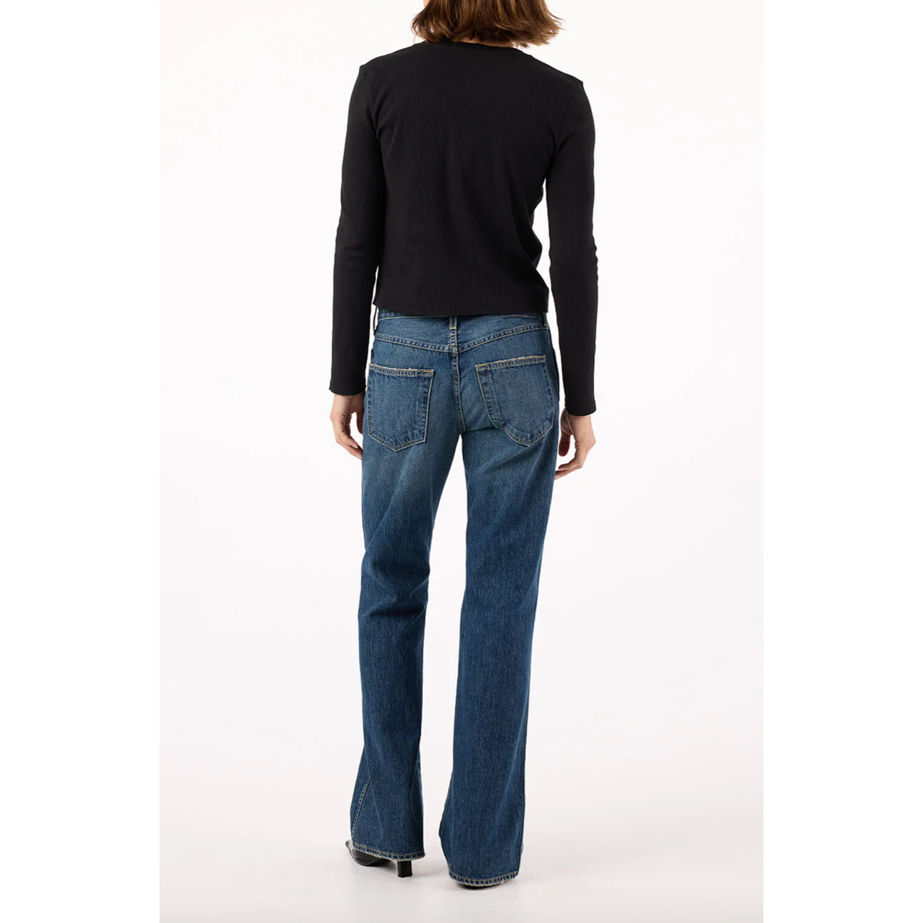 Marcenia Low Rise Boot Cut Jean