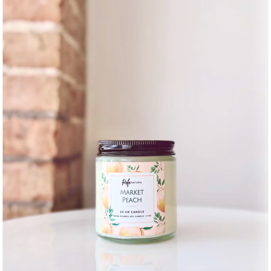 Market Peach Soy Candle 4oz