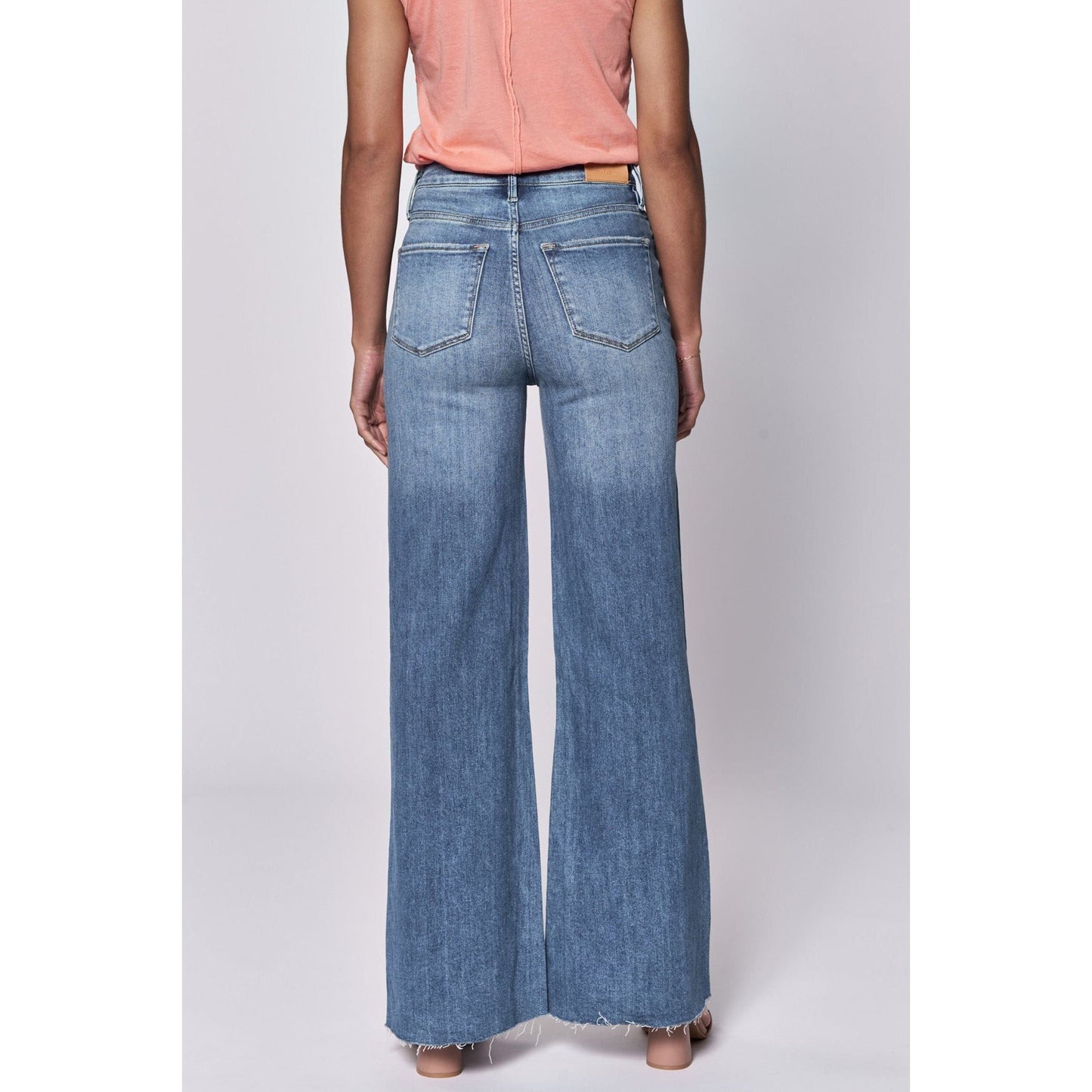 Medium Wash Wide Leg Jean