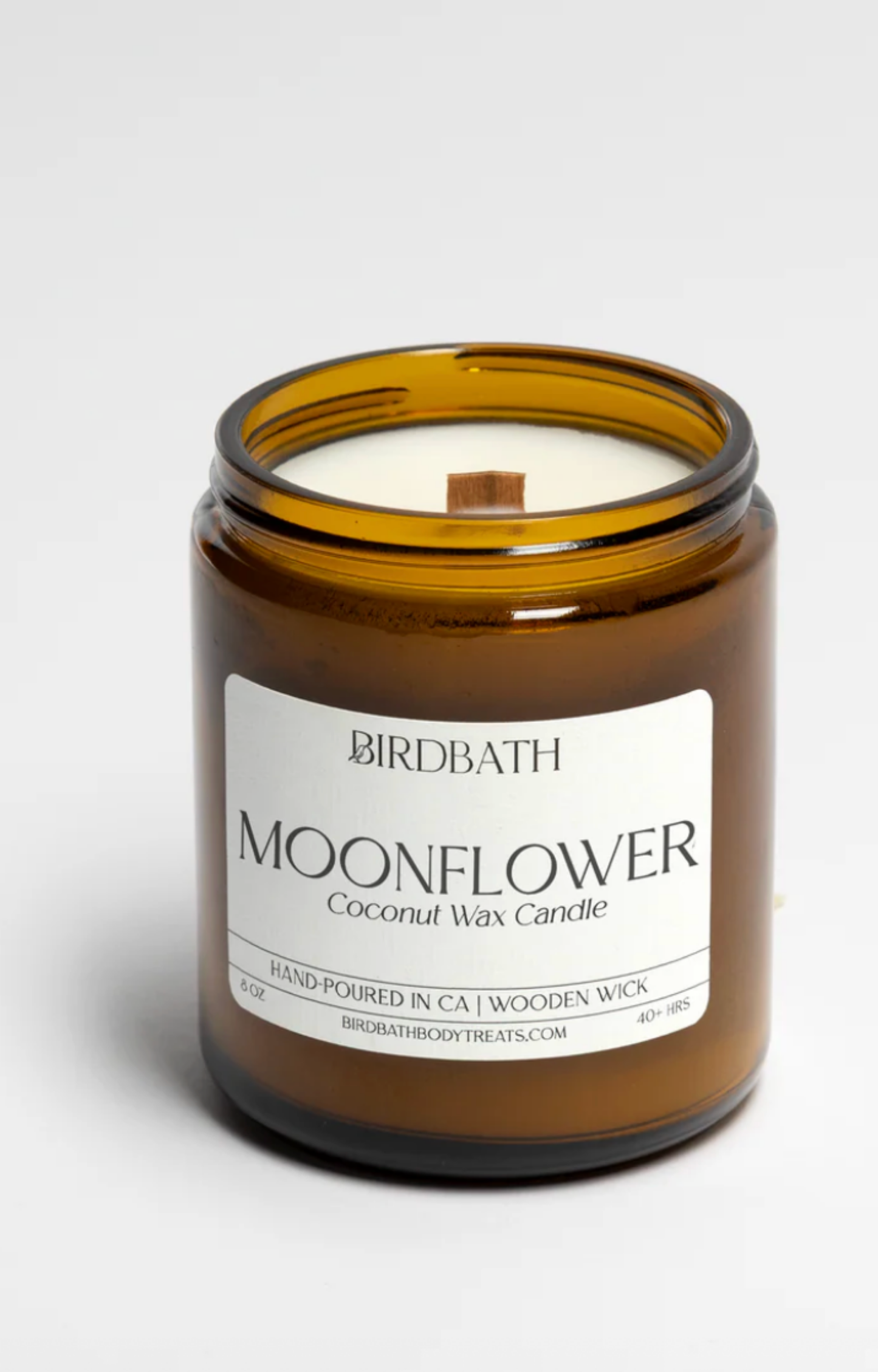Moonflower Wood Wick Candle