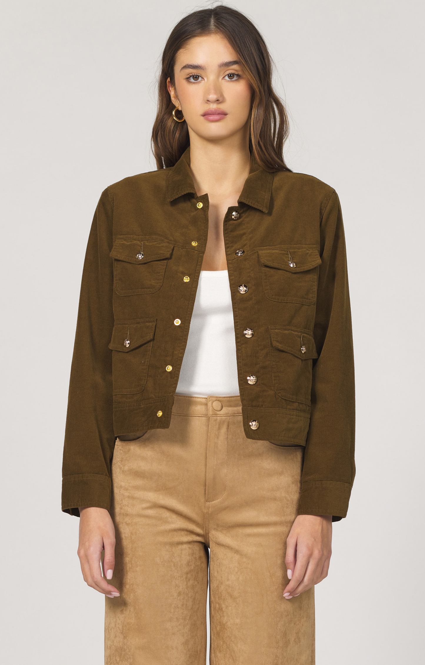 Olive Corduroy Jacket