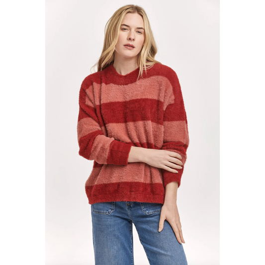 Red Striped Sweater