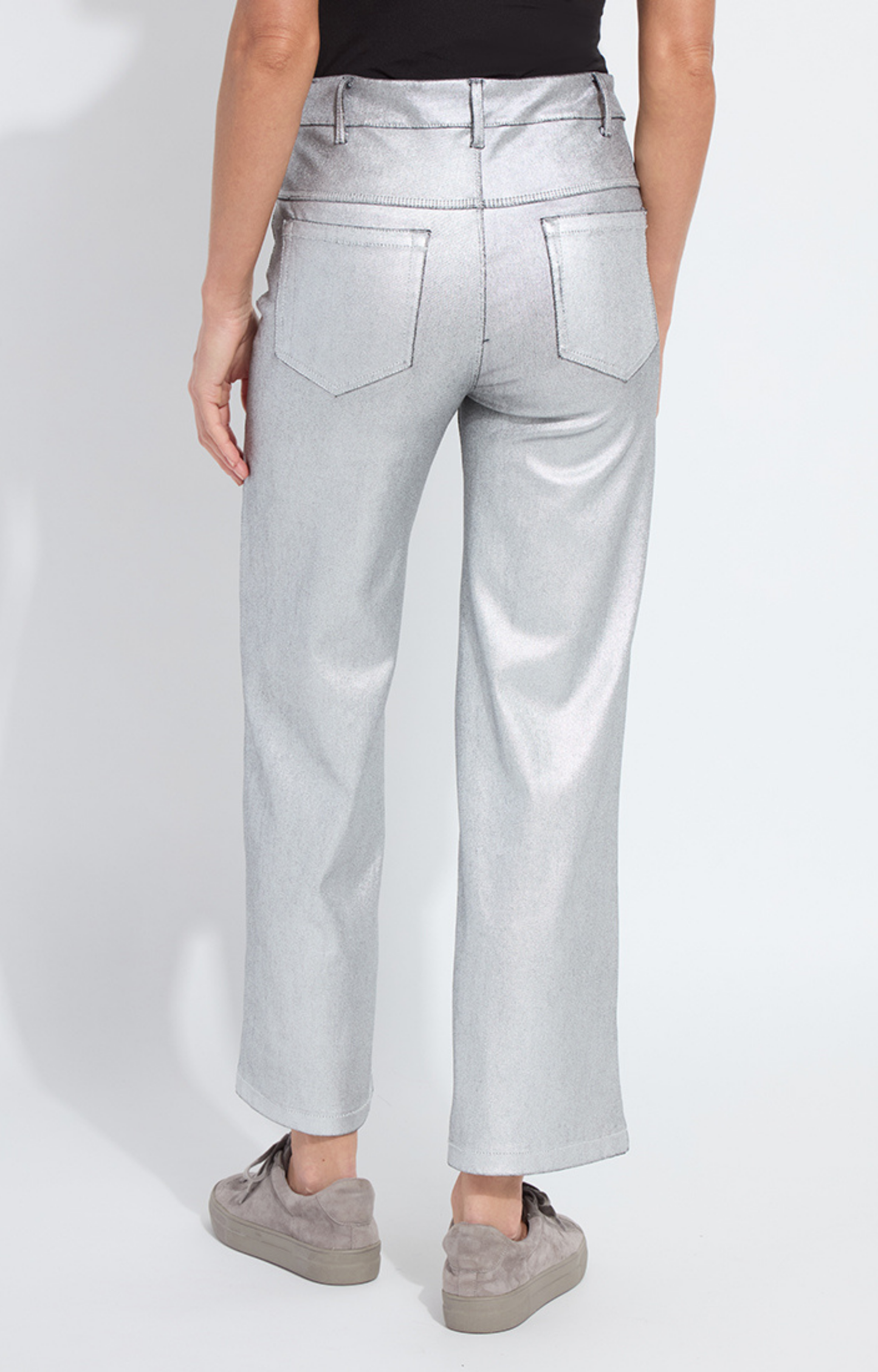 Silver Coated Jeans