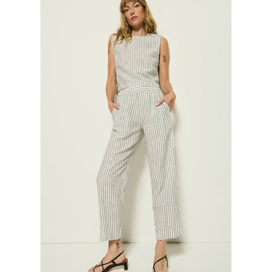 Striped Linen Pant