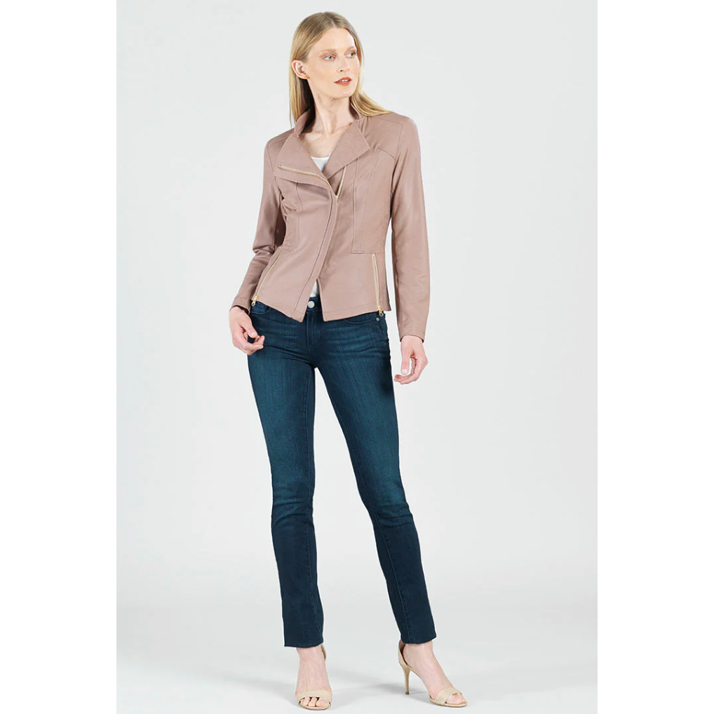 Tan Liquid Leather Jacket