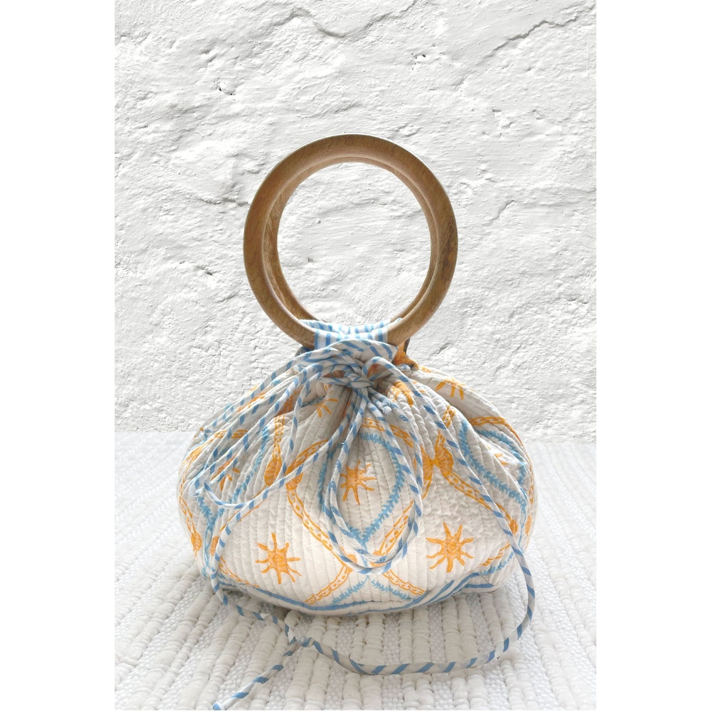 Treasures Aqua Bucket Bag