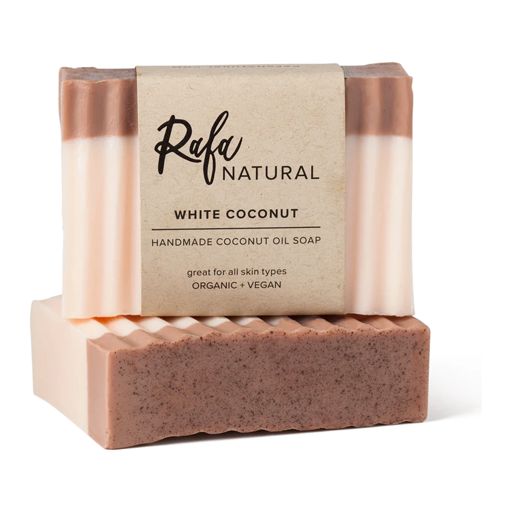 White Coconut Coconut Oil Bar Soap