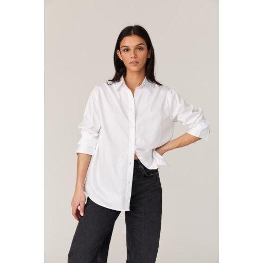 White Cotton Button Down Shirt