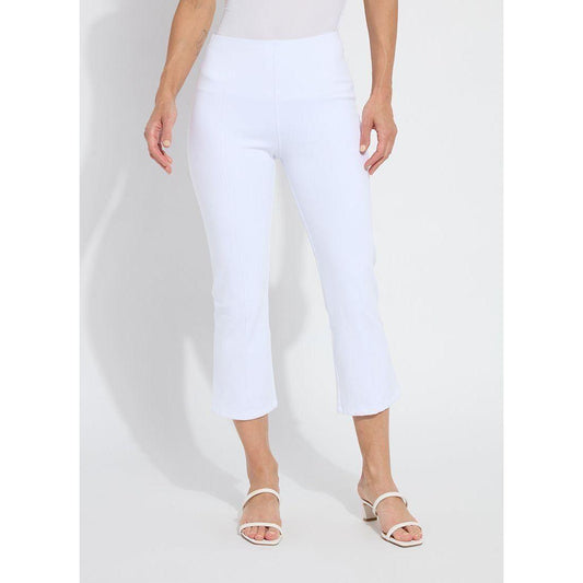 White Cropped Bow Detail Jeans