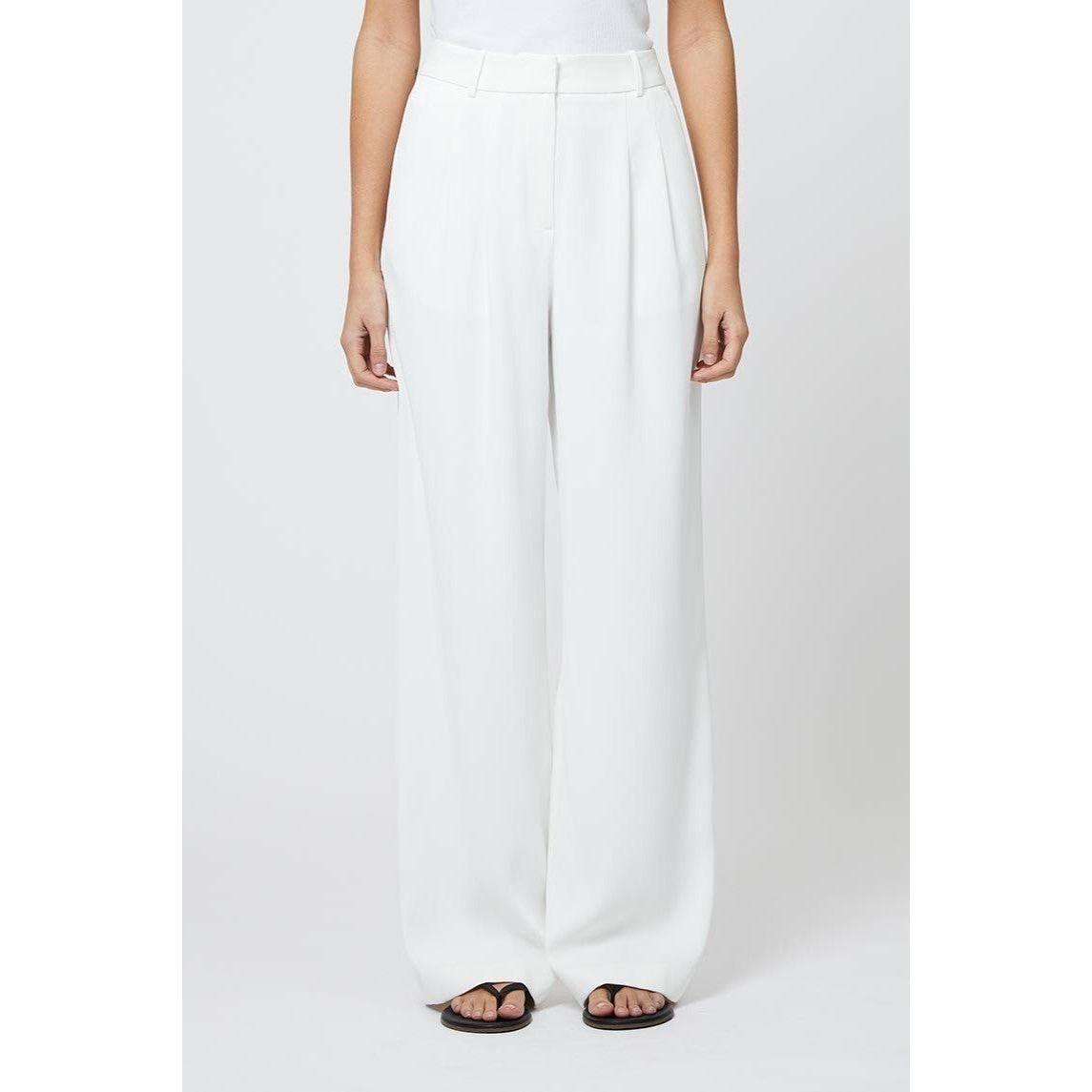 White Suiting Trousers